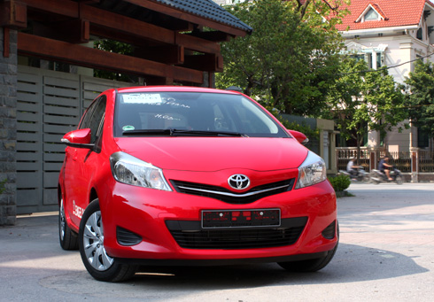 Toyota Yaris thế hệ thứ ba tại Việt Nam.